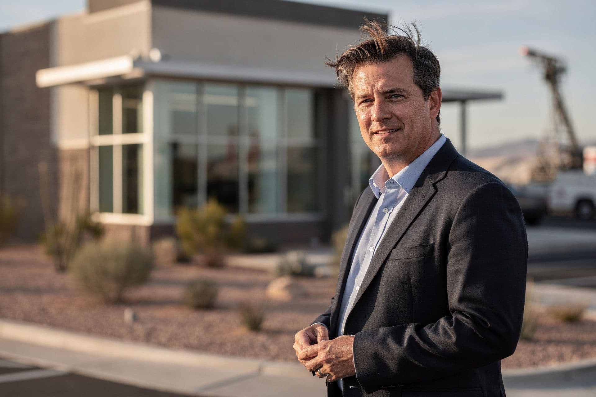 Andrew Kipke, Chief Executive Officer & Medical Director of Revive Health Systems a healthcare business in Nevada standing confidently