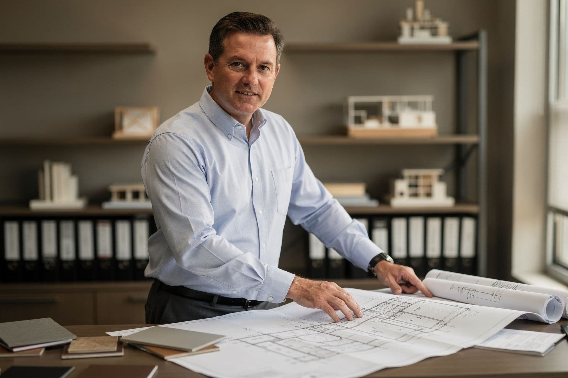 Ulysses P. Underwood, President & Chief Operating Officer of Premier Construction Solutions LLC a construction business in Central Florida standing with a steady, professional presence