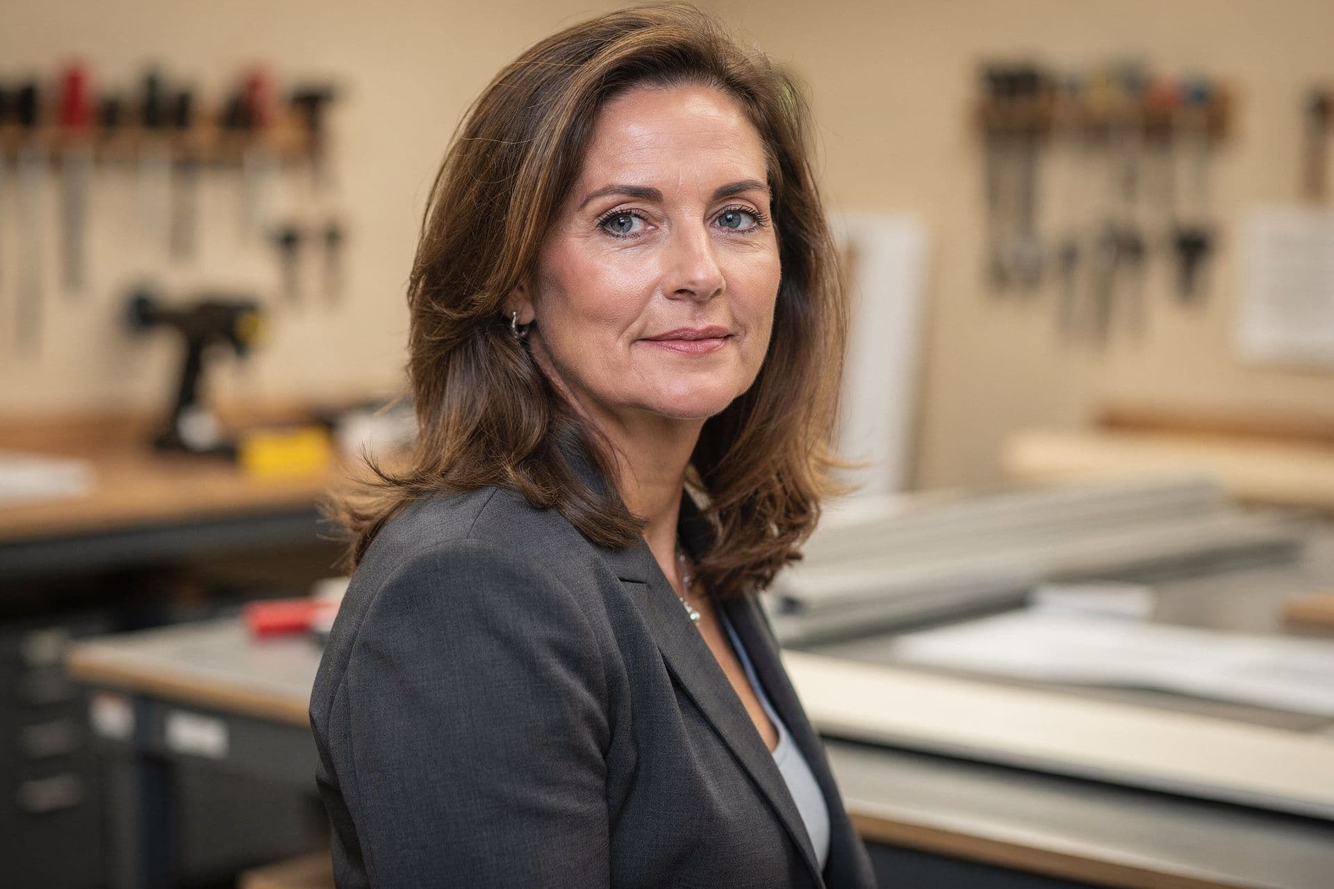 Valerie Sutton, President and Chief Operating Officer of Ignite Hospitality Group Holdings LLC a hospitality business in Arizona standing with a calm, assured presence